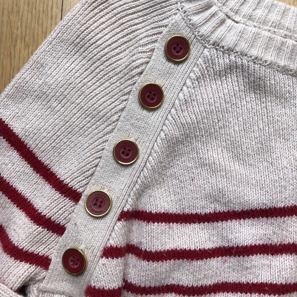 Forever 21 Striped Red and White Sweater - Picture 2 of 4